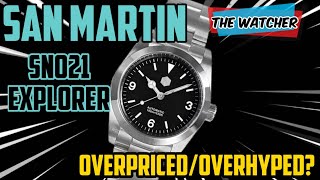 🌟SAN MARTIN SN021🌟 37mm Expedition watch - Overpriced? | Full Review | The Watcher