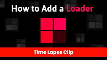 How to add Preloader in Website | Html, CSS & Jquery(Time-lapse) #shorts