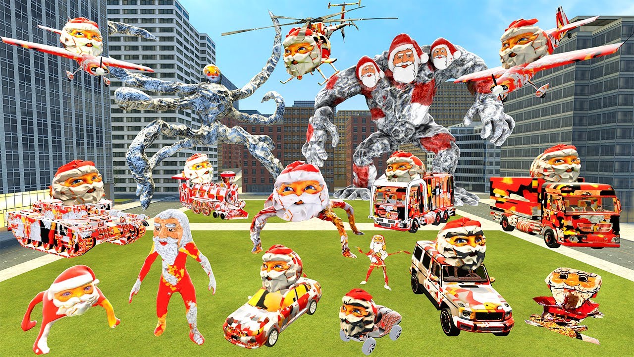 ALL TYPES GOO GOO GAGA MEME CAR TANK TRAIN PLANE HELICOPTER BOSS SPIDER BIG CITY in Garry's Mod