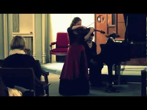 Éléonore Darmon plays Ravel, Tzigane - extract (cadenza for solo violin)