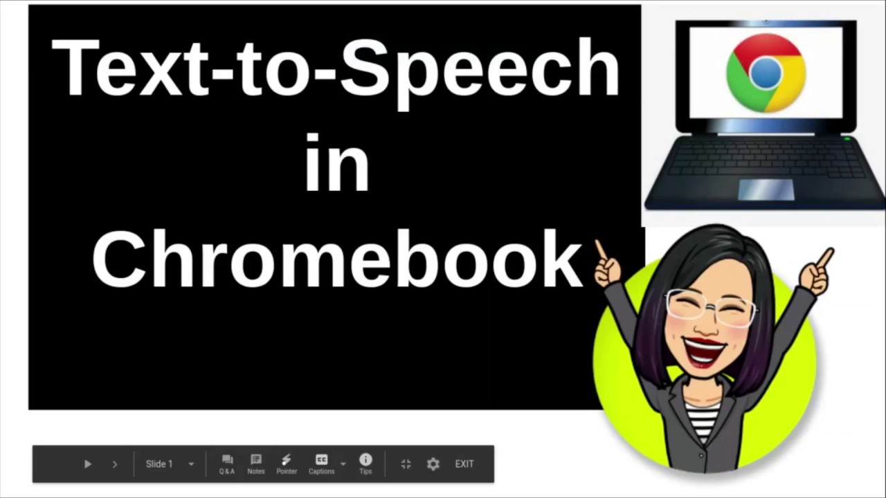 how to do speech to text on chromebook