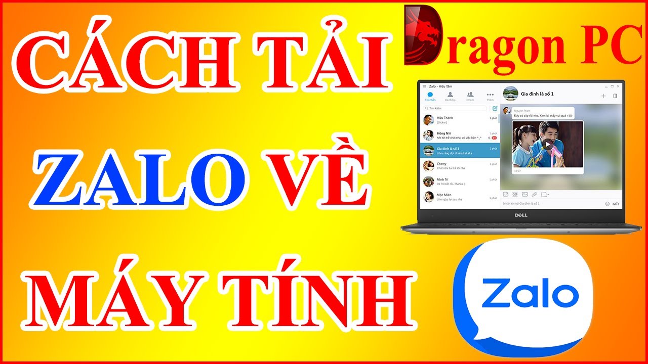 C ch t i v c i t zalo v m y t nh m i nh t dragon pc youtube