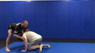 Underhook defense to snapdown to spiral ride