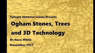 Ogham Stones, Trees & 3D Technology