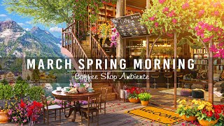 Relaxing Spring Day Jazz Music at Coffee Shop Ambience ☕ Instrumental Piano Jazz Music to Work,Study