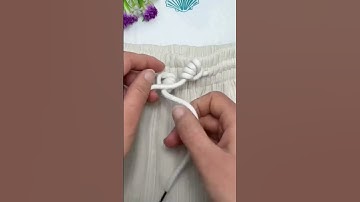 How to tie pants laces simply and fashionably #diy #crafting #crafts