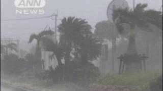 鹿児島・暴風域の奄美大島は停電などの被害（09/10/07）