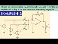 Op-Amp | Example 6.2 | Summing Amplifier | Obtain an expression for vout in terms of