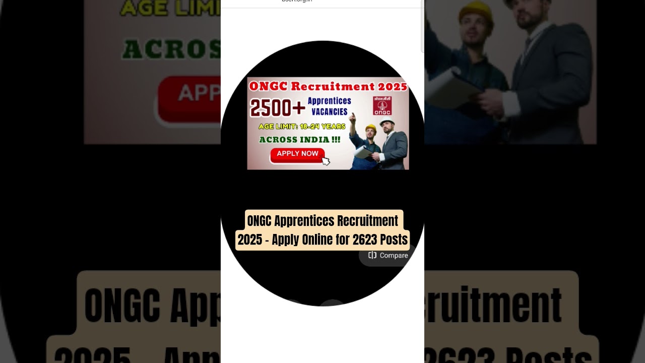 ONGC Apprentices Recruitment 2025 Apply Online 2623 Posts