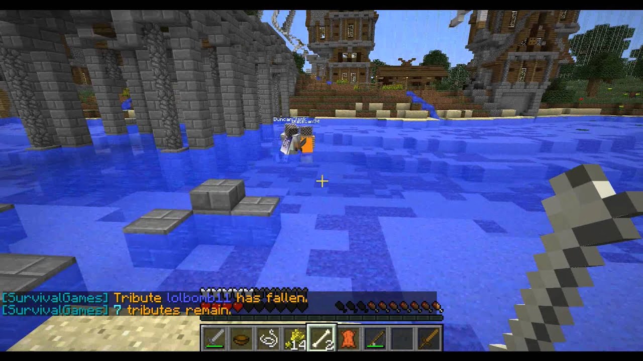 Minecraft | Survival Games w/ DuncanClark | Game 2 l PvP Fail