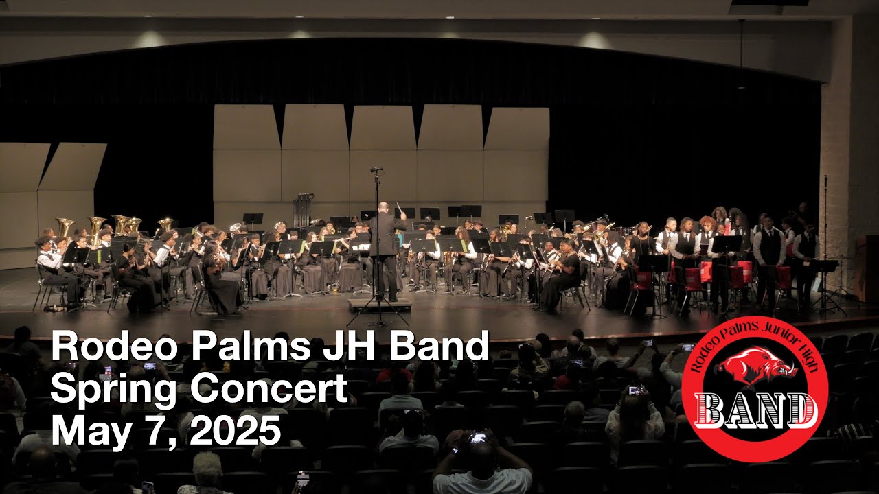 Rodeo Palms JH Band | Spring Concert | May 7, 2025 - YouTube