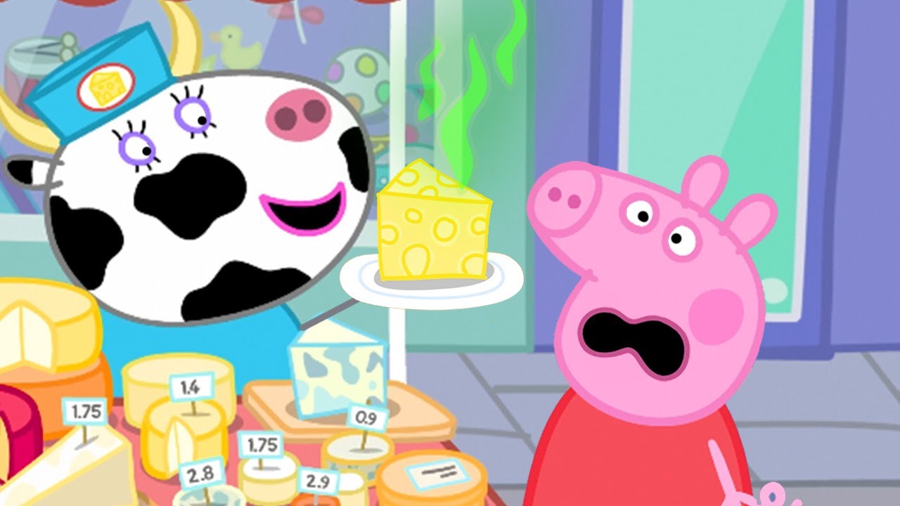 Peppa au Marché du Fromage 🧀 Papa Pig S’évanouit 😨 | 1 heure | Peppa Pig Français