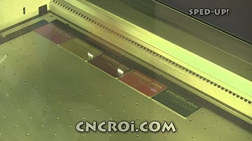 CNCROi.com: Laser Engraving Colorful Anodized Aluminium