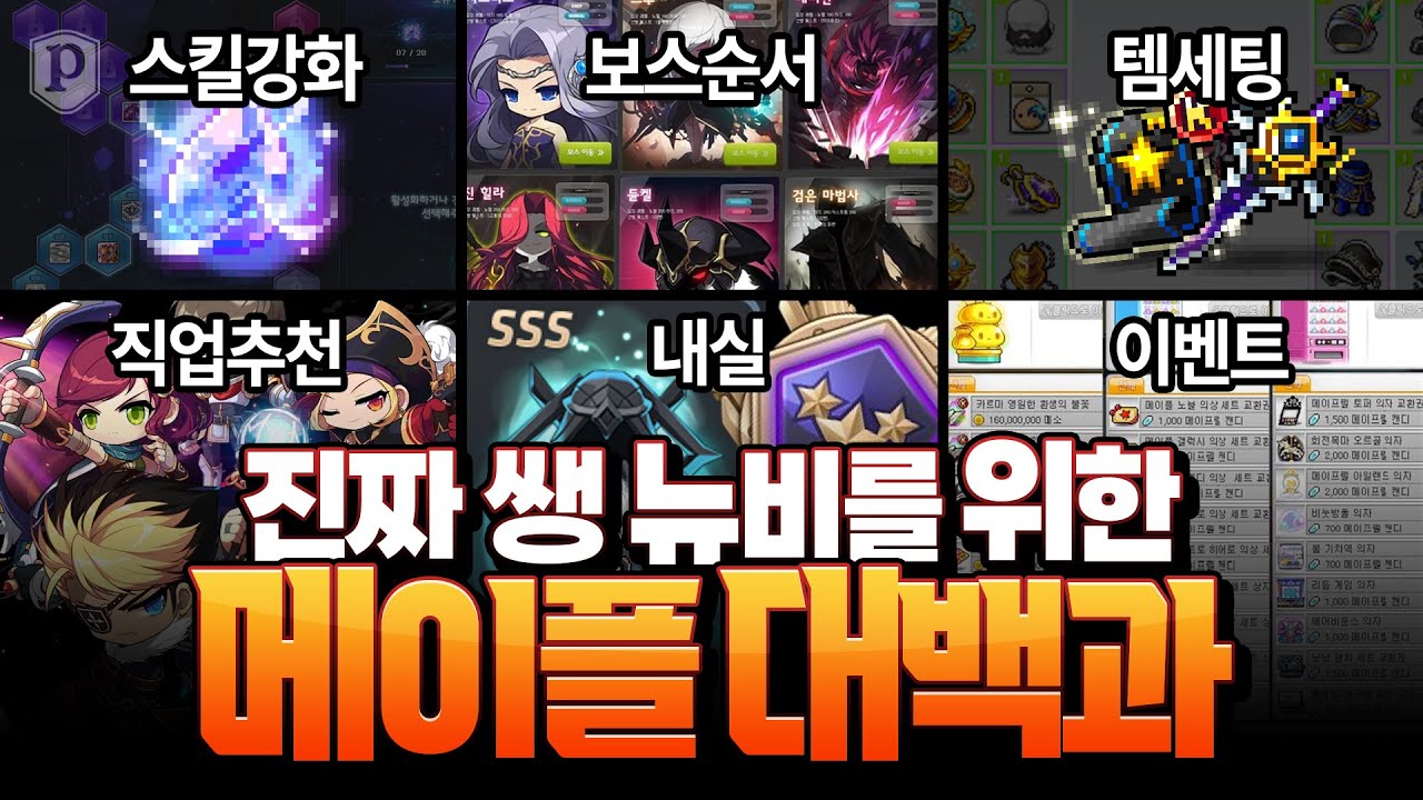 「뉴비&복귀 유저 필수 시청」영상 하나로 끝내는 메이플스토리