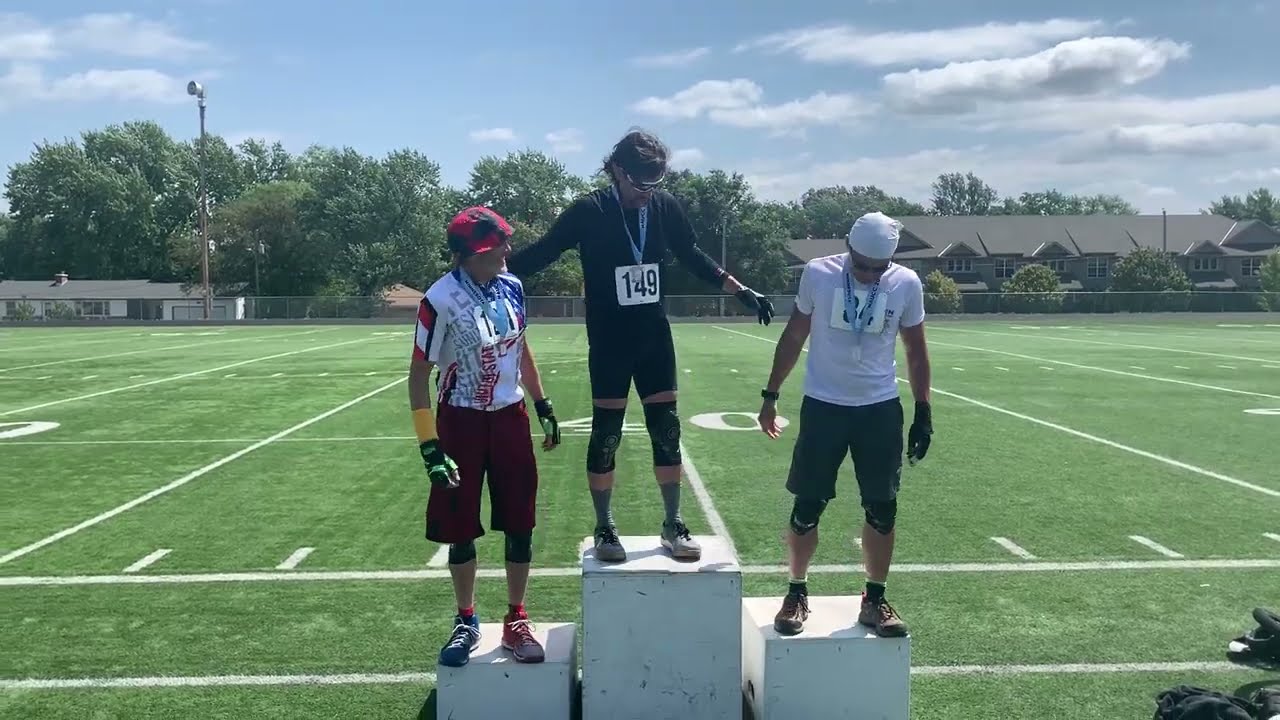 800m Male 50+ Race — Unicycle Nationals (NAUCC 2023)