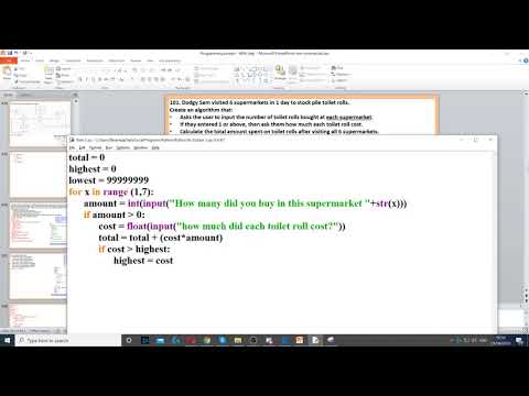 Task 101 - For loop