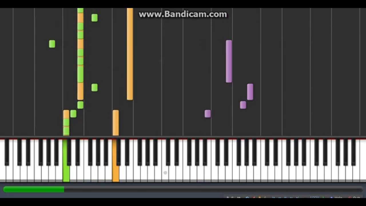 U2 - New Year's Day (synthesia) - YouTube