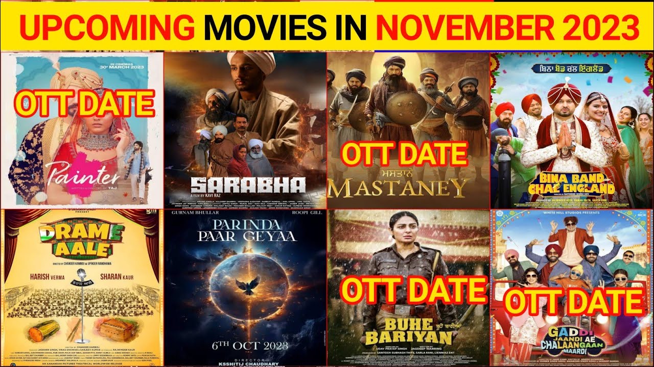 upcoming punjabi movies in November 2023