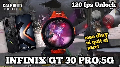 Infinix GT 30 PRO 5G Game Test MP CODM | 120fps Unlock | Gyro Test CODM #codm #youtube 
