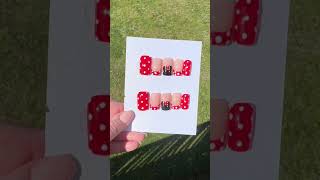 POV: your Disney vacation nails just arrived 🎀✨❤️ #shortsfeed #shorts