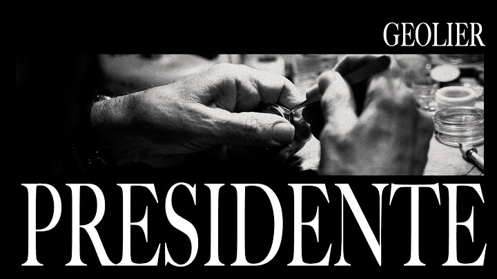 Geolier - PRESIDENTE (Visual Video)