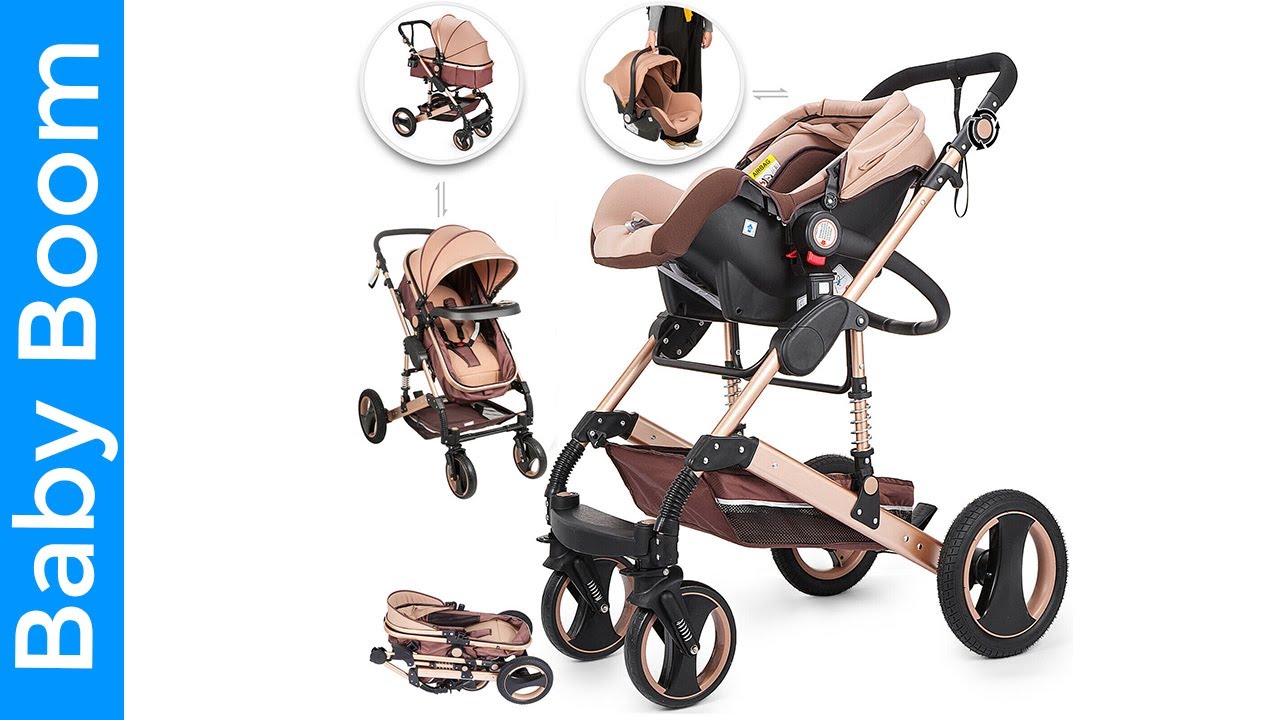luxury baby stroller and carseat
