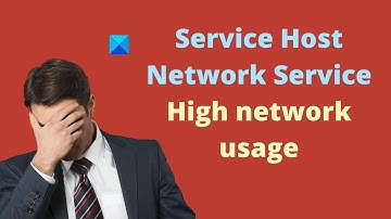 Service Host Network Service High network usage in Windows 11/10