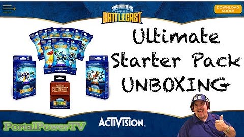 Skylanders BATTLECAST Ultimate Starter Pack UNBOXING