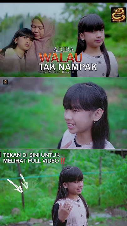 Akhirnya Rilis‼️WALAU TAK NAMPAK by ADIBA | Tonton versi lengkapnya di Channel B.I.PRODUCTION