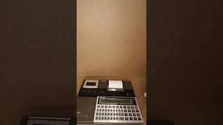 Sharp pc-1261 and ce-125p calculating active earth pressure