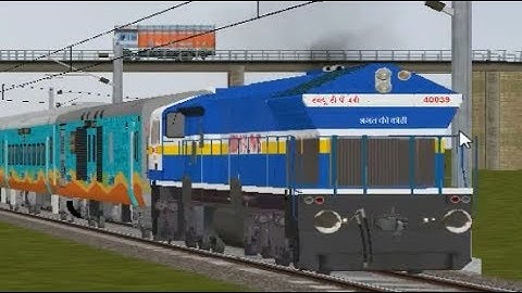 New Hamsafar Express Indian Railway by MSTS Open Train