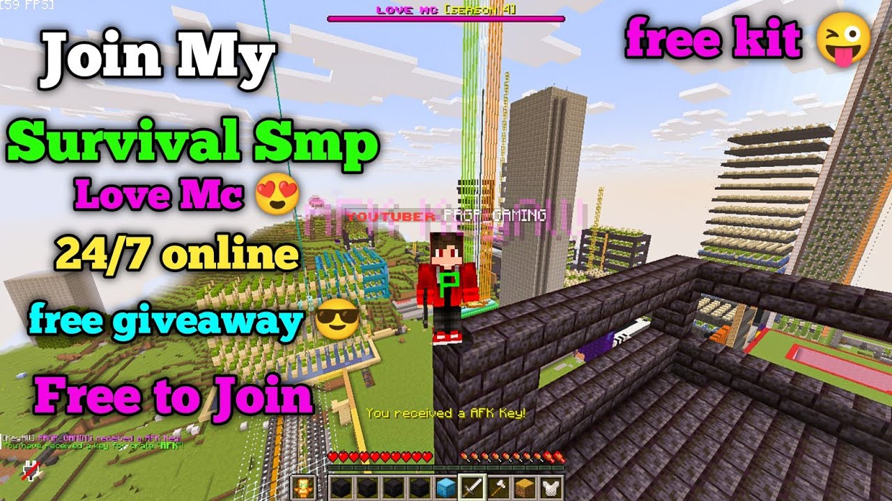 Best Free Public SMP Minecraft 1.21 🔥 | 24/7 Online | Java + PE ...
