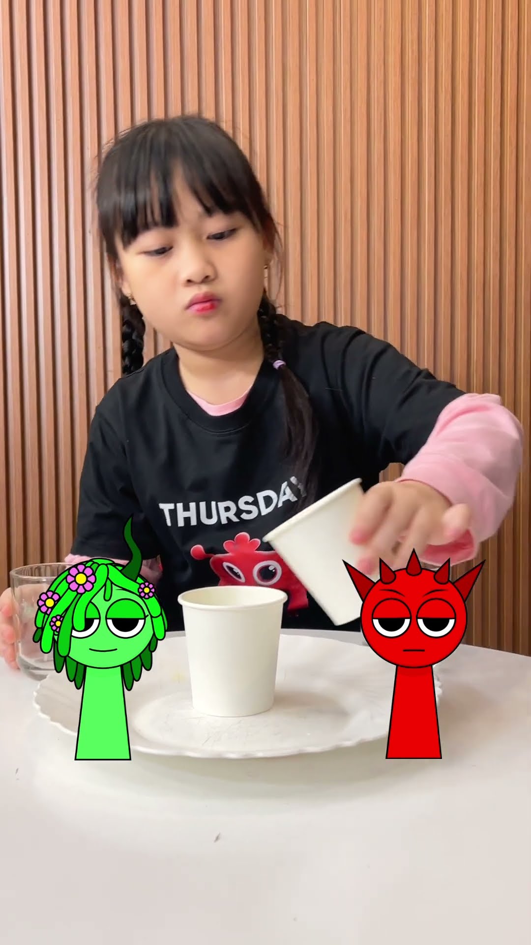Mixing sprunki color game | Raddy or Vineria | Who will win? #shorts #incredibox