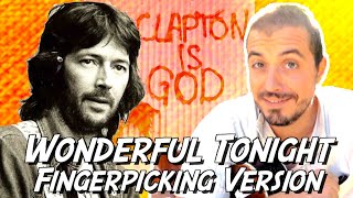 Eric Clapton (Wonderful Tonight) - Fingerpicking version - Tuto guitare ballade acoustique