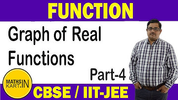 Graph of Real Functions | PART-4 | FUNCTIONS Class-12 CBSE/JEE Maths