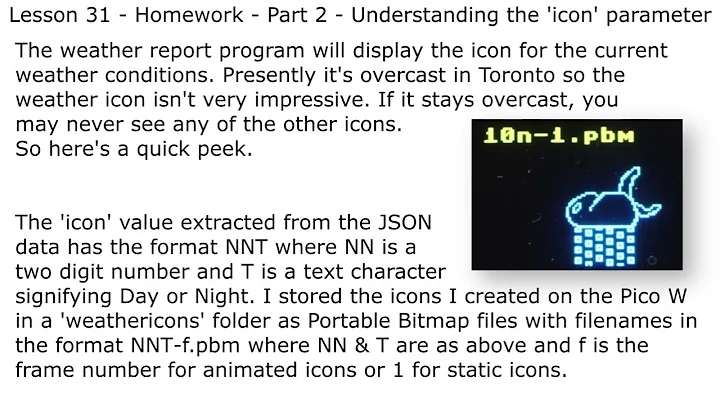 Raspberry Pi Pico W - Lesson 31 Homework Solution