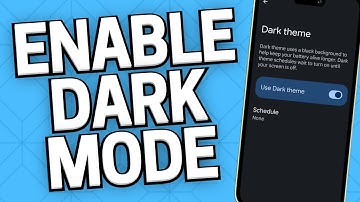 How to Enable Dark Mode on Google Pixel 9