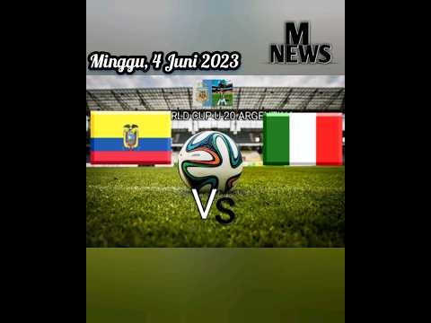 Hasil Piala Dunia U-20 Argentina 2023 Ekuador vs Italia #shorts