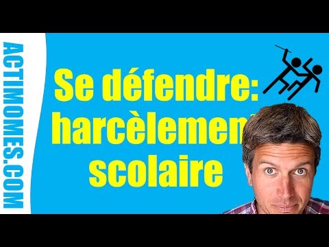 Vidéo: Comment éviter D'être Harcelé à L'école