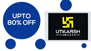 UPTO 80% OFF IN UTKARSH APP || UTKARSH CLASSES JODHPUR|| ONPINE CLASSES