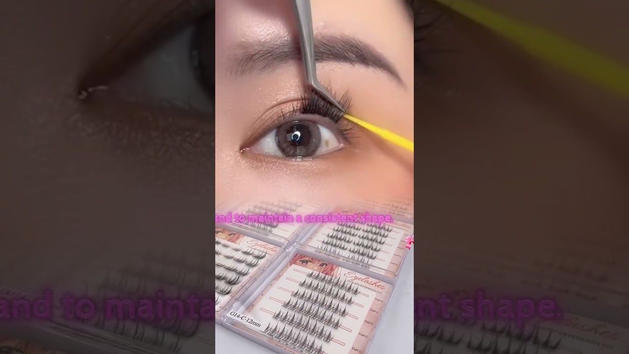 Lash Clusters – From Factory Production to a Finished Look
