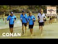 Conan Becomes A Bondi Beach Lifeguard - CONAN on TBS
