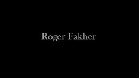 Roger Fakher   Fine anyway