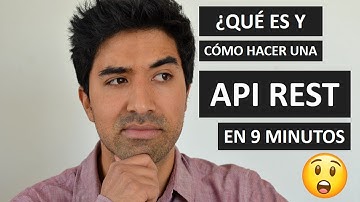 API REST tutorial 🚀 qué es y cómo hacer una | Código Morsa