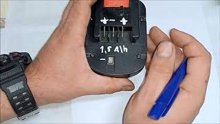 Convert your NiCd battery to lithium ion step by step PART 1