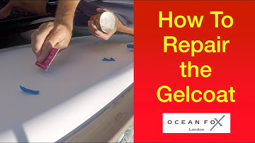 How To Repair the Gelcoat.Repairing the BOAT. Sailing Ocean Fox