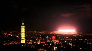 2011 New Year Fireworks at Taipei101