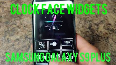 Clock Face App: Clocks for the S9 and S9 Plus Lockscreen and AOD