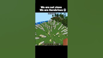 pov:- you are Herobrine 🥶 #shorts #shortsfeed #minecraft #minecraftshorts