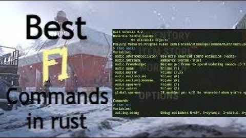 Best F1 commands in Rust
